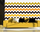 Chevron Stripe (right angle) Wall Pattern Vinyl Decals